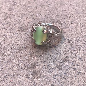 VTG NEW Asian Unisex green RING Jewelry India Cute